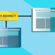 Graphic to illustrate a 301 redirect