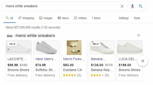 google rich snippet shopping ads