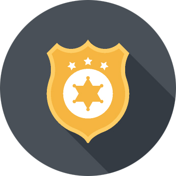 Police badge icon