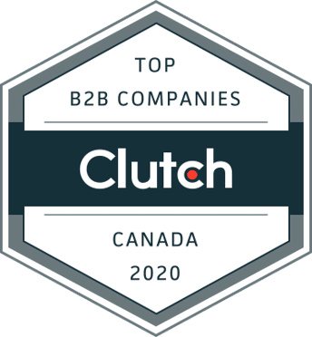Clutch logo - Top B2B Companies in Canada 2020