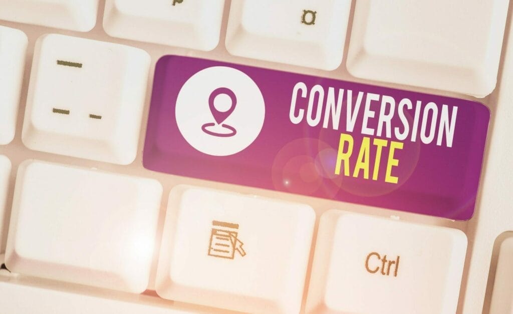 conversion rate button on keyboard