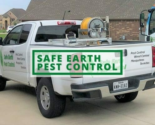 Safe Earth Pest Control featured image showing company pickup truck.