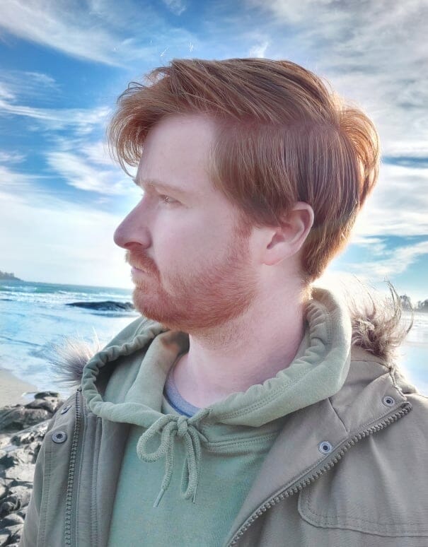 Keiran Griffiths photo on beach