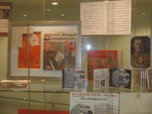 Anthony Hutchcroft Remembrance Day display