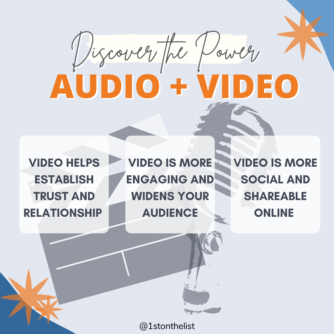 benefits of audio with video podcasts