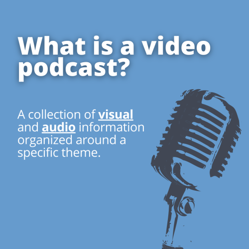 what is a video podcast explanation