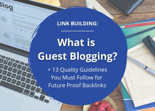 What Is Guest Blogging graphic