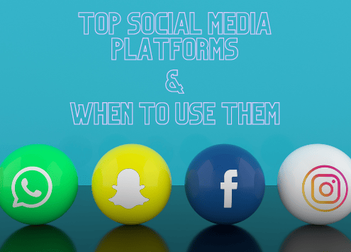 6 icons for the Top Social Media Platforms