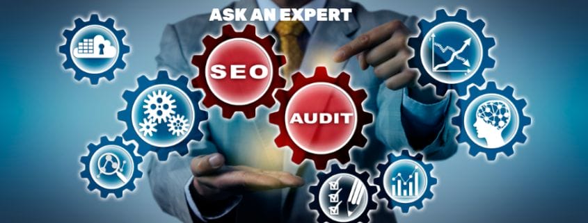 Ask an Expert graphic for an SEO Audit