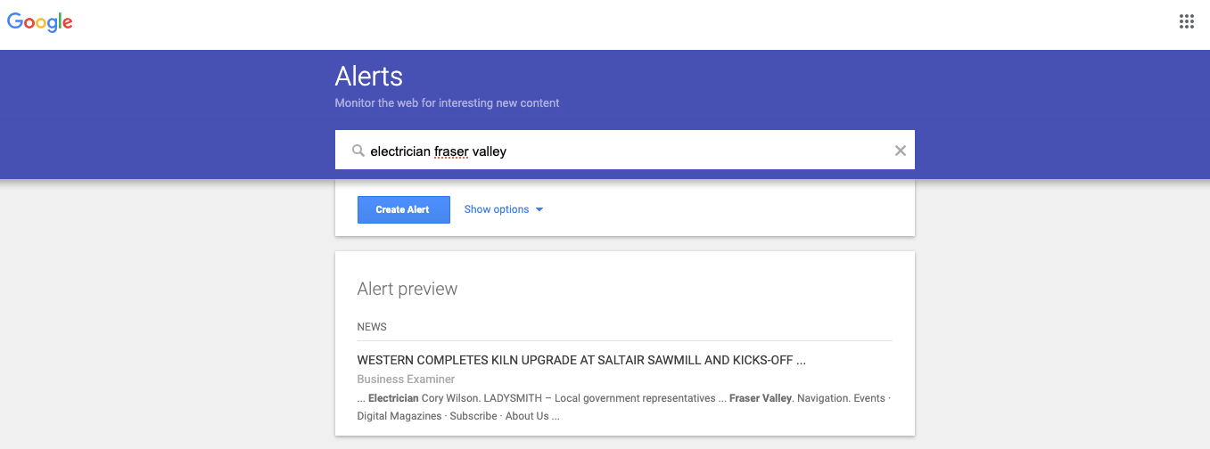 Google Alerts