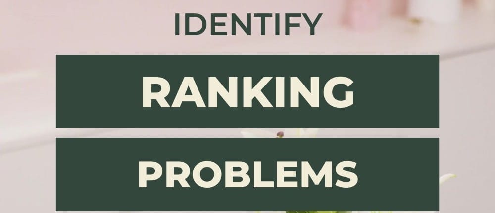 identify ranking problems