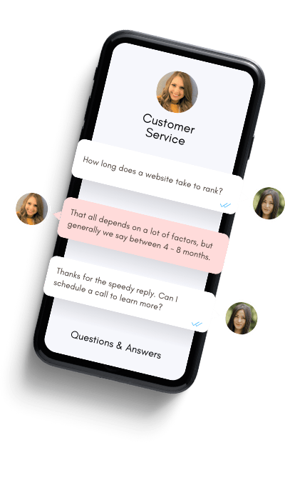 we clearly communicate expectations and timelines with our clients