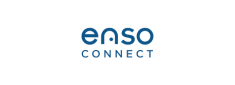 Logo of Enso Connect featuring the name in lowercase blue typography on a white background.