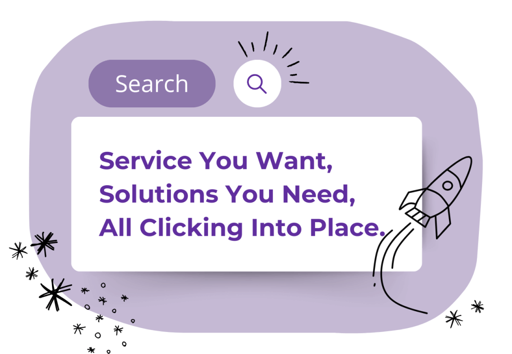 A search box with text.